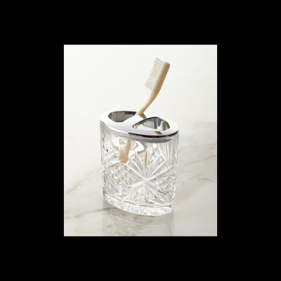 Khay đựng bàn chải pha lê Godinger Dublin Toothbrush Holder