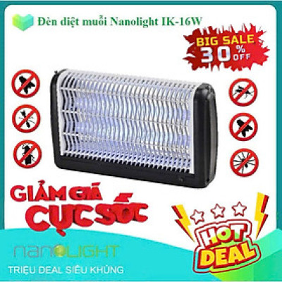 Đèn diệt muỗi và côn trùng Nanolight IK-16W - Trắng (BẢO HÀNH CHÍNH HÃNG)
