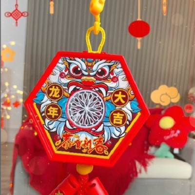 Đồ chơi Lễ Tết, Dây Phao Thổi Bong Bóng Có Đèn Led Vui Nhộn, Máy bắn phao hoa bằng xà bông, Phụ kiện trang trí Tết Năm Mới