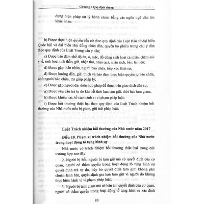 Sách - Chỉ dẫn tra cứu, áp dụng luật thi hành tạm giữ, tạm giam hiện hành