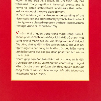 Sách - Ironic Cultural Heritage Works Of Ho Chi Minh City - Các Công Trình Di Sản Văn Hóa Mang Tính Biểu Tượng Của Thành Phố Hồ Chí Minh