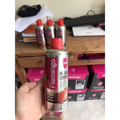 Bình Xịt Chống Rỉ Sét Flamingo F007 Chính Hãng 450ml – Chống Ăn Mòn, Bảo Vệ Kim Loại Hiệu Quả