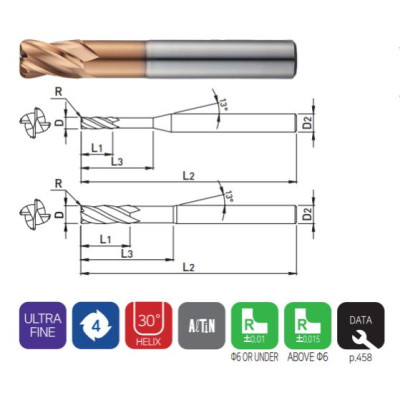 Dao phay Widin ZR704 120 10 38