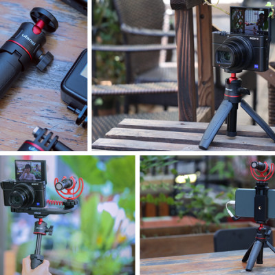 ULANZI MT-08 - HÀNG CHÍNH HÃNG - Chân Tripod dành cho Máy ảnh và Điện thoại (Không gồm ngàm kẹp điện thoại)