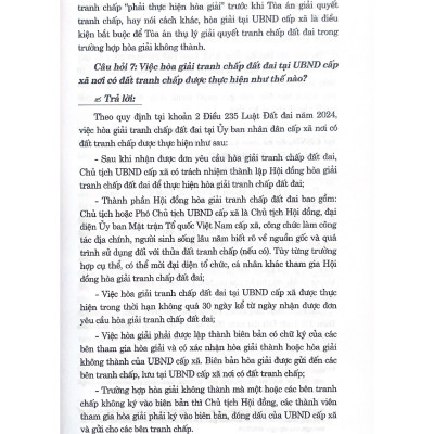 100 câu hỏi giải quyết tranh chấp về đất đai tại Tòa án