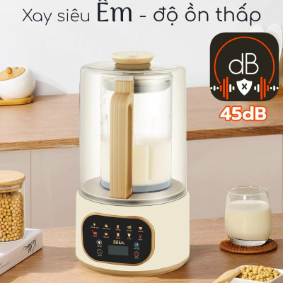 Máy Làm Sữa Hạt Đa Năng SEKA E500 10 Chức Năng, Độ Ồn Thấp, Hàng Chính Hãng
