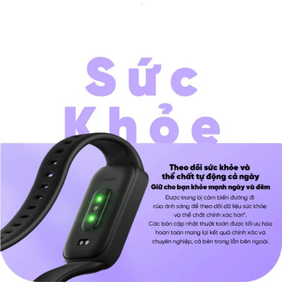 Vòng Đeo Tay Thông Minh Xiaomi Smart Band 9 Active – Hàng Chính Hãng