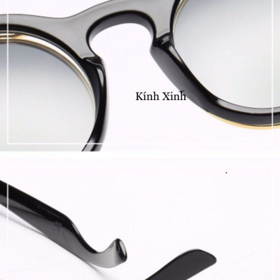 Kính râm, Kính mát Mắt Tròn Thầy Bói 2 Tròng Lật Đa Năng Đi Ngày và Đêm