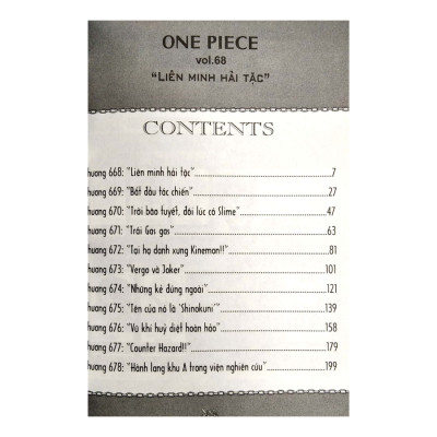 One Piece Tập 68: Liên Minh Hải Tặc (Tái Bản 2022)