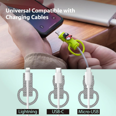 Cable Protector-Maru Penguin hàng chính hãng Bone