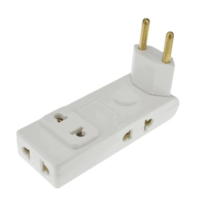 Ổ cắm điện nối dài 4 chổ cắm trong 1 chuẩn EU 2500W 180 độ tiện xài ở nhà hay du lịch  [ Miếng Lót chuột ]