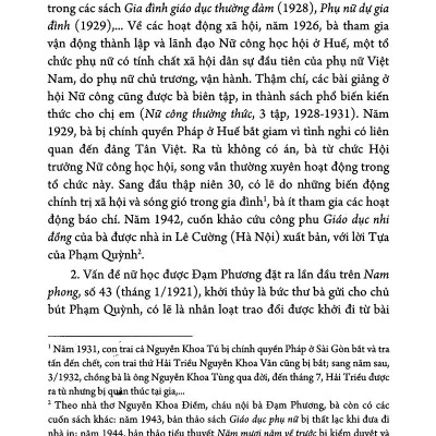 Đạm Phương Nữ Sử - Vấn Đề Phụ Nữ Ở Nước Ta