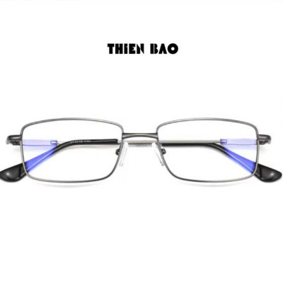 Kính viễn thị, kính lão thị trung niên toàn viền titanium siêu dẻo nhẹ bền KV60Đ tròng Nhật NAM NỮ chuẩn độ