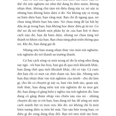 Osho - Trưởng Thành - Chạm Tới Bầu Trời Nội Tâm Của Bạn
