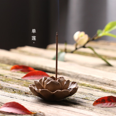 Hoa gốm cắm trầm nặn tay nghệ thuật