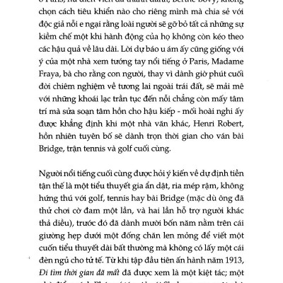Proust Có Thể Thay Đổi Cuộc Đời Bạn Như Thế Nào