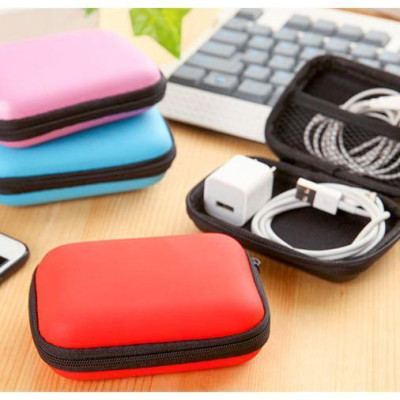 Bóp Đựng Tai Nghe, Dây Cáp Sạc Hình Chữ Nhật