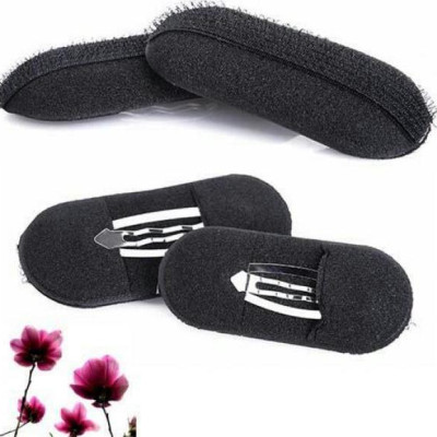 Sét 2 đệm phồng mái và búi tròn tóc donut