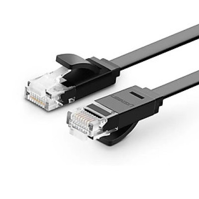 Ugreen UG50176NW102TK 5M màu Đen Cáp mạng LAN CAT6 dây dẹt - HÀNG CHÍNH HÃNG