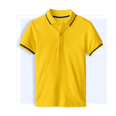 Áo Thun Có Cổ Cá Sấu Mè 4 Chiều Màu Vàng Cúc Thời Trang 24h