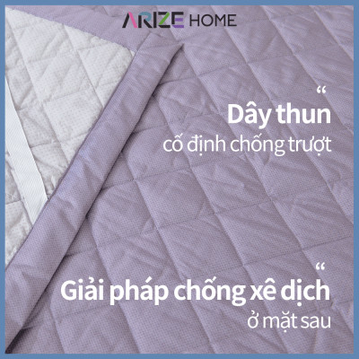Tấm Bảo Vệ Nệm Arize Vải Microfiber Eva Blue/Clara 1.1mx2.1m, 1.6mx2.1m, 1.8x2.1m