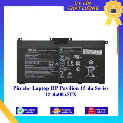 Pin cho Laptop HP Pavilion 15-da Series 15-da0035TX - Hàng Nhập Khẩu New Seal