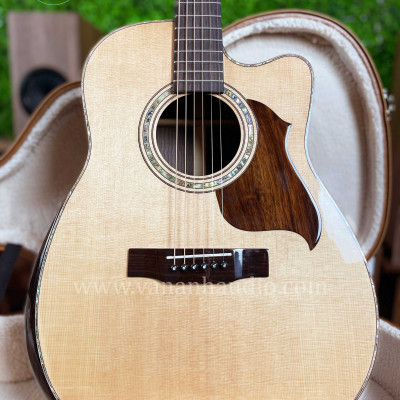 Đàn Guitar Acoustic Custom CL2022 của anh Lê Dũng Sĩ (Khảm trai chữ ký cần đàn)