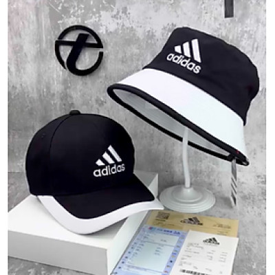 Combo nón cặp nam nữ logo Chan.nel thêu phối vải kaki form chuẩn thời trang đường phố cao cấp