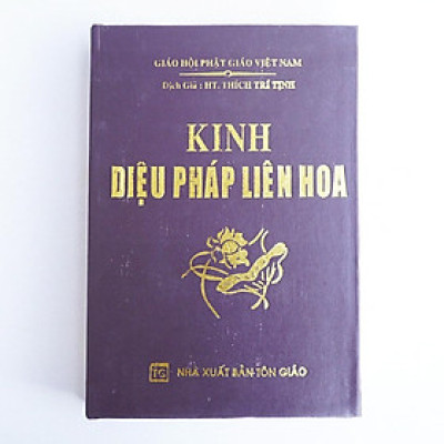 Sách - Kinh Diệu Pháp Liên Hoa - Bìa Da - Chính Thông Book