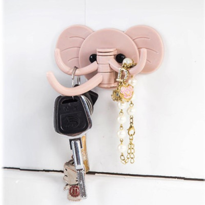 Combo 3 Móc Dán Tường Treo Đồ Dán Tường Hình Voi GroFa 