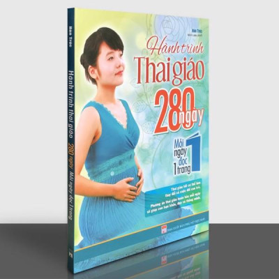 Sách - Hành Trình Thai Giáo 280 Ngày Mỗi Ngày Đọc Một Trang - Minh Long