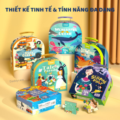 Đồ Chơi Xếp Hình Vali Đại Dương Wonderful Ocean Puzzle, Đồ Chơi Giáo Dục Cho Bé