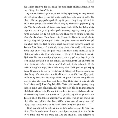 Án Lệ Việt Nam (Sách chuyên khảo, xuất bản lần thứ 2)