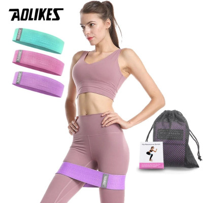 Bộ 3 dây kháng lực AOLIKES A-3604 đàn hồi tập cơ mông đùi chân hip resistance bands