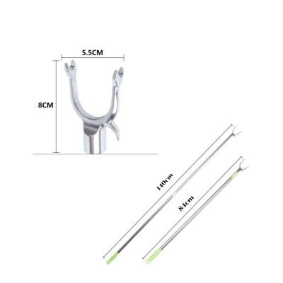 Cây Phơi Quần Áo Trên Cao, Gậy Lấy Đồ Trên Cao Có Thể Kéo Dài Xếp Gọn - Giao Màu Ngẫu Nhiên