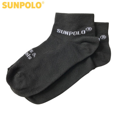 Combo 2 đôi vớ nam cổ ngắn cotton SUNPOLO SUV02M