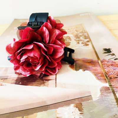 Kẹp tóc hoa Hải Đường 
