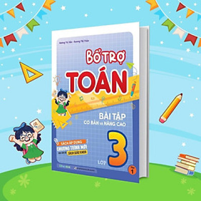 Sách - Bổ Trợ Toán Bài Tập Cơ Bản Và Nâng Cao Lớp 3 - Tập 1 - Megabook