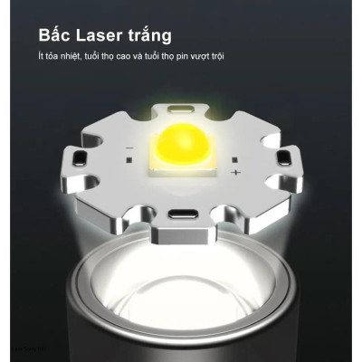 Đèn Pin Sạc Led Cob 4 Chế Độ Siêu Sáng Xst- 836 Dài 17Cm Có Móc Treo