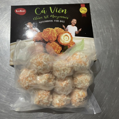 Cá Viên Nhân Xốt Mayonnaise 10 Viên Hộp 300gr Premium - Thương hiệu Yumyeah