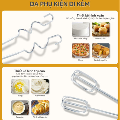 Máy Đánh Trứng Bluestone HMB-6333S (300W) - Hàng chính hãng