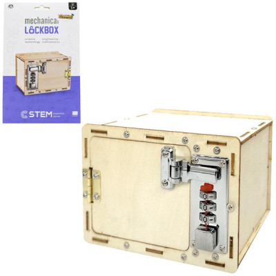 Đồ Chơi Lắp Ráp 3D STEM Bằng Gỗ - Hộp Khóa Mật Mã - Chuang Huang CH2059