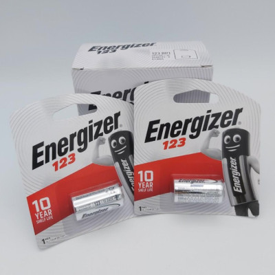 Pin CR123 Energizer Lithium 3V dùng cho máy ảnh (vỉ 1 viên) - Hàng chính hãng