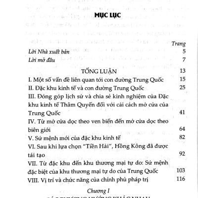 Đặc Khu Kinh Tế Và Con Đường Trung Quốc (Sách Tham Khảo, Xuất Bản Lần Thứ Hai)