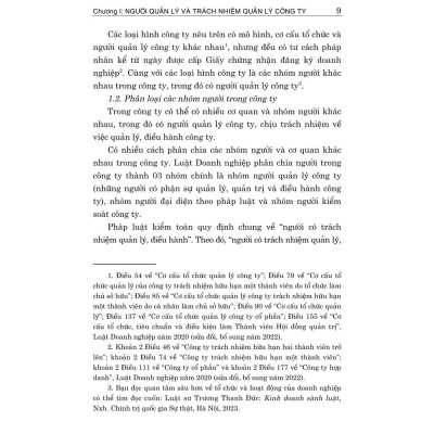 Trách nhiệm của người quản lý công ty (các nghĩa vụ và yêu pháp lý) bản in 2024)