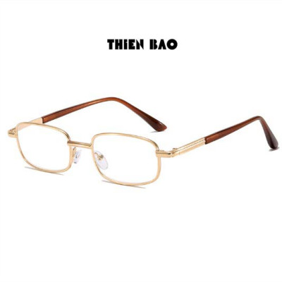 Kính lão thị, viễn thị trung niên tròng Thủy tinh chống xước hàng đẹp toàn viền vàng KVN16 GOLD Nam nữ loại I