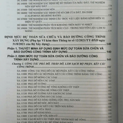 Bộ 3 cuốn sách Định Mức Dự Toán Xây Dựng Công Trình sđ, bs năm 2025 theo Thông Tư số 08/2025/TT-BXD (V2580D)