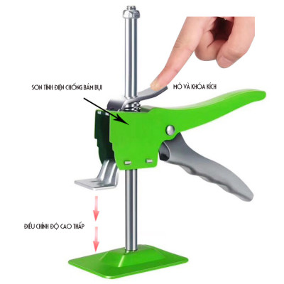 DỤNG CỤ KÍCH KÊ NÂNG GẠCH ỐP TƯỜNG, CON ĐỘI GẠCH ỐP LÁT, CON ĐỘI LẤY CỐT GẠCH DÙNG TRONG XÂY DỰNG GIÚP THAO TÁC ĐƠN GIẢN, NHẸ NHÀ HIỆU QUẢ HƠN