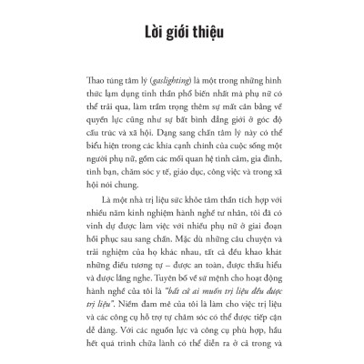 Chữa Lành Tổn Thương Hậu Thao Túng Tâm Lý - AL