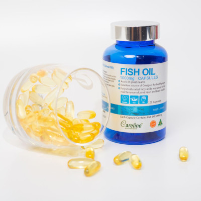 Viên Uống Dầu Cá Hồi Careline Fish Oil 1000mg Hỗ Trợ Tăng Cường Sức Khoẻ Cho Mắt 100 Viên/Hộp